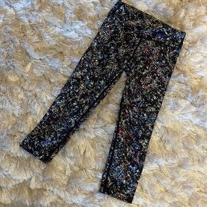 Athleta Girls Capri Leggings Chit-Chat Tight, size M/8-10